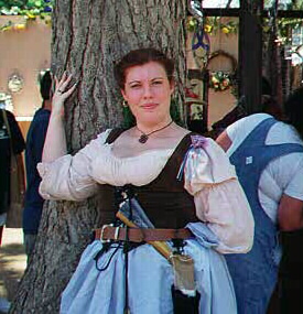 Chelsea at the Ren. Fair in 1999